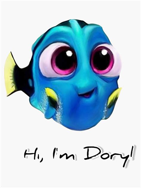 Baby Dory Sticker For Sale By Maelstickers Redbubble