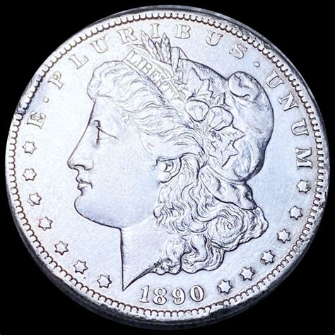 Sold Price 1890 Cc Morgan Silver Dollar Closely Uncirculated