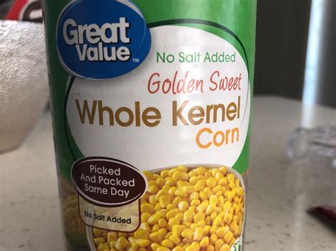 Golden Sweet Whole Kernel Corn No Salt Added Nutrition Facts Eat