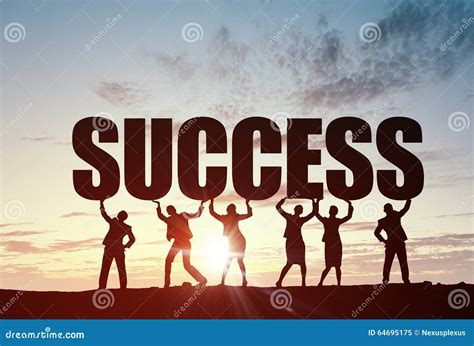 Cooperate For Successful Work Stock Photo Image 64695175