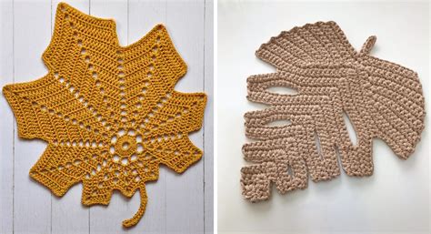 Autumn Leaf Free Crochet Pattern Yarn And Hooks