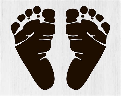 1533 Svg Images Baby Feet SVG PNG EPS DXF File Include
