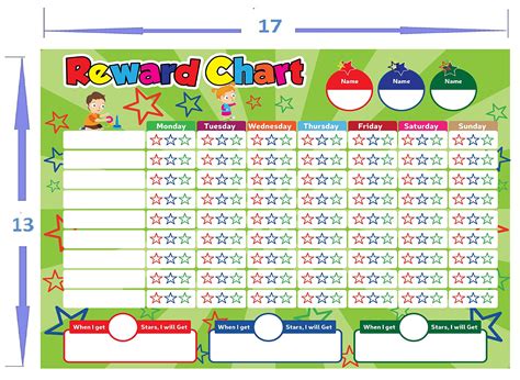 Magnetic Behaviorstarreward Chore Chart One Or Multiple Kids
