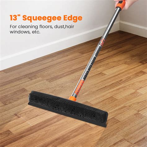 Likewise, you've probably already accepted that you have regular vacuuming to do to get rid of it, but here are some ways to reduce your overall labor. MATCC Rubber Push Broom Pet Hair Removal Broom 3in1 Soft ...
