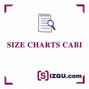 Size Charts Cabi Sizgu Com