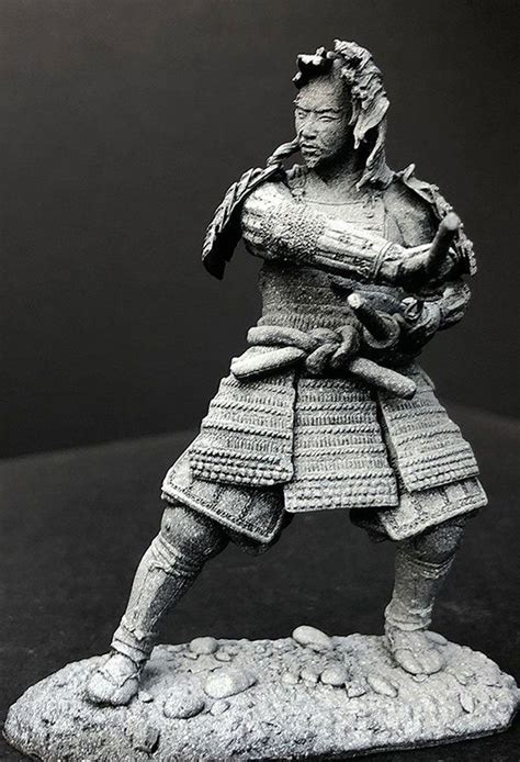 Unassambled Mm Ancient Warrior Stand With Base Resin Figure