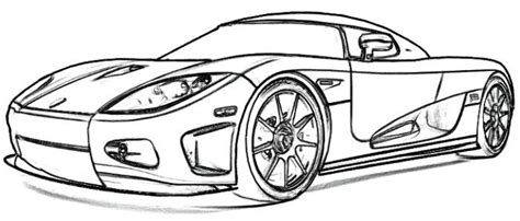 Koenigsegg CCX1 Coloring Page | Cars coloring pages, Race car coloring pages, Sports coloring pages