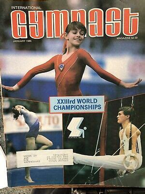 International Gymnast Magazine January Cover Oksana