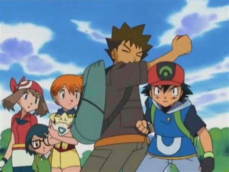 Ash Misty And Brock Along With May And Max Pokemon Characters