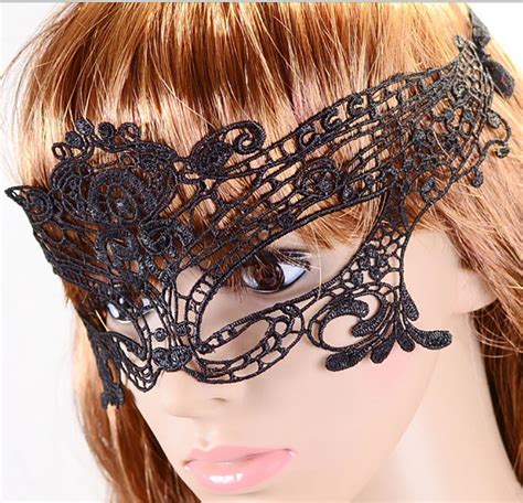 1111 Sex Eye Masks Blackwhite Lace Hollow Mask Queen Female Sex Erotic Cocktail Party
