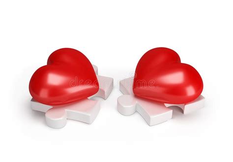 Two Meeting Hearts Stock Illustrations 361 Two Meeting Hearts Stock