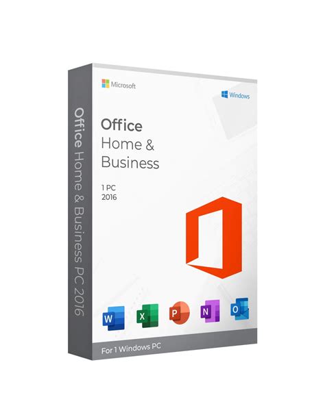 Microsoft Office 2016 Home And Business For Windows Pc