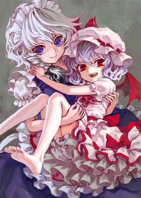 Remilia Scarlet And Izayoi Sakuya Touhou Drawn By Ama Tou Danbooru