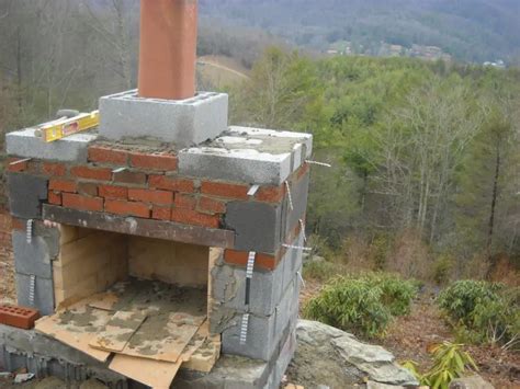 Step By Step How To Build A Stone Fireplace The First Steps In