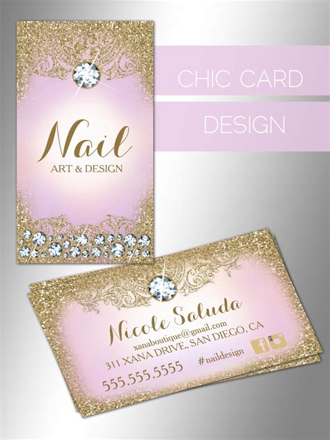 15% off with code zazpartyplan. 311 Lilac Diamond Vintage Glam Gold Glitter Business Card ...