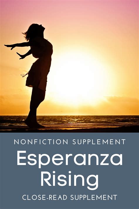 As they rounded a curve, it appeared as if the mountains. This Esperanza Rising Close-Reading Pack is a great supplement to any Esperanza Rising novel ...