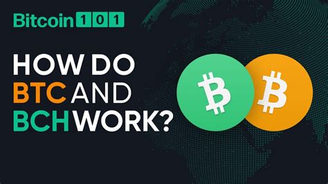 Here is a quick summary of the steps involved: How do Bitcoin and Bitcoin Cash work? - Bitcoin 101