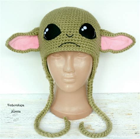 Star Wars Baby Yoda Beanie Hat With Eyes For Toddler Child Or Etsy
