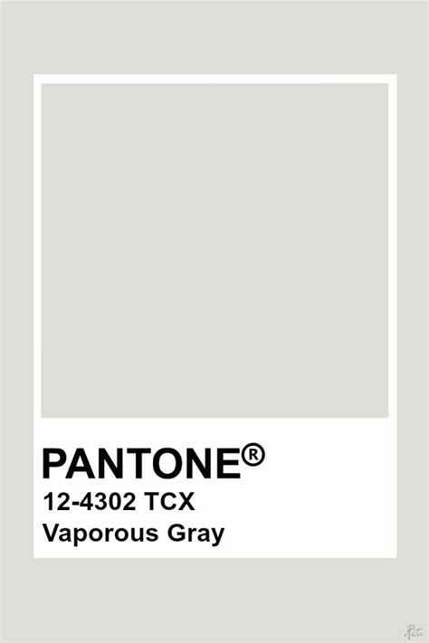 Pantone Vaporous Gray Pantone Color Pantone Colour Palettes Pantone
