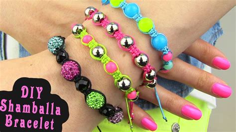 I make bead crafts all the time because i have so much surplus from my jewelry making projects and if you've ever been an aspiring jeweler, you'll know just how quickly the beads can take over. DIY Shamballa Bracelet! How To Make Macrame Bracelets ...