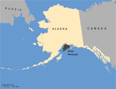 It spreads for 500 miles (800 km) between the pacific ocean (southeast) and bristol bay, an arm of the bering sea. Where We Work | Kenai Watershed Forum