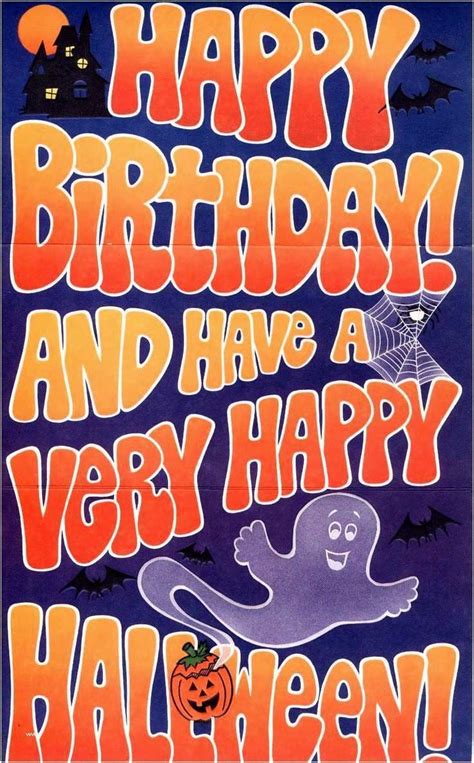 Please like and subscribe :)tutorial: Pin by Bonita Ross on Birthday card | Happy halloween birthday images, Halloween birthday ...