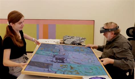 behind the scenes with art conservator david goist asheville art museum