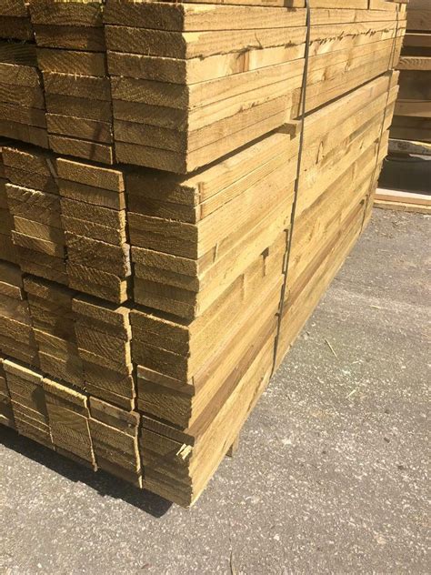 New Timber Wood Boards 4x1 Fencing Various Lengths In Burscough