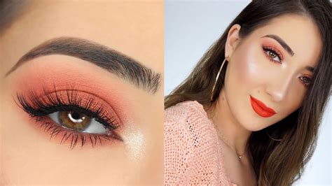 Coral Spring Makeup Tutorial Youtube