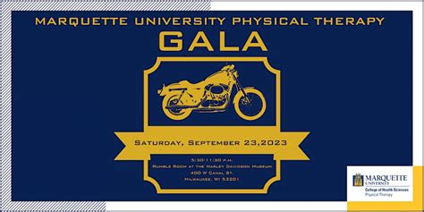 Marquette University Physical Therapy Gala Foundation For Physical