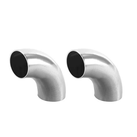 Stainless Steel Pipe Fitting Long Radius Degree Elbow Butt Weld Inch Od Mm Thick