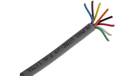 1178l Sl005 Alpha Wire Multicore Data Cable 035 Mm² 8 Cores 22