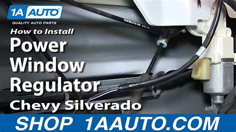 How To Install Replace Power Window Regulator 2007 2013 Chevy Silverado