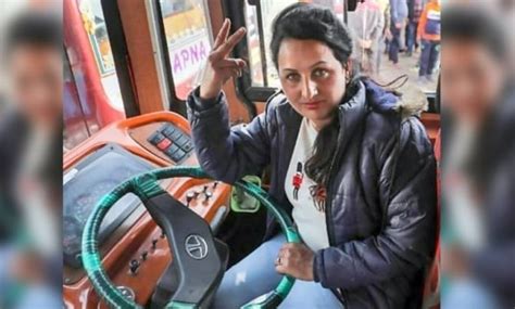Pooja Devi Becomes First Woman Bus Driver Of Jammu And Kashmir Bignews
