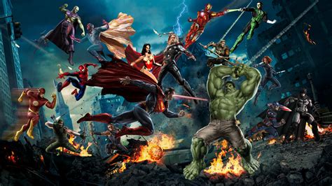 Justice League Vs Avengers By Joshua121penalba On Deviantart