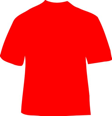Red T Shirt Clip Art At Vector Clip Art Online Royalty