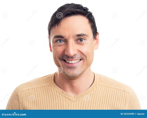 Portrait Of A Handsome Guy With A Smile Stock Image Image Of