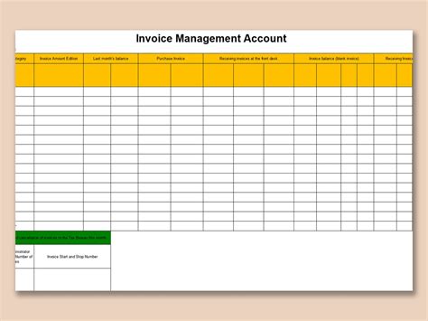 Invoice Tracker Excel Template Free