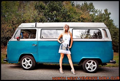 Bus Girl Volkswagen Vw Bus