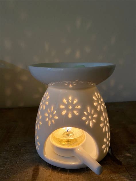 Tea Light Wax Warmer Ceramic Candle Wax Melt Non Electric Etsy