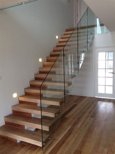 The glass stair design can also to configured into a glass bridge or a combination of the two. open riser stair with glass railing - Google Search ...