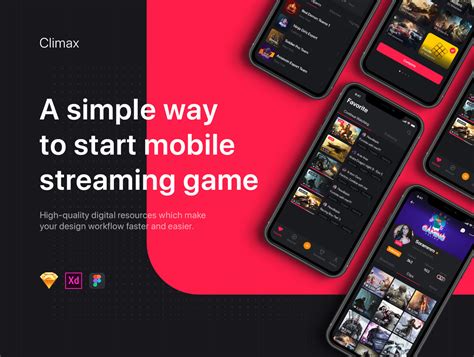 Live tv sites to stream and watch tv channels on any browser supported device. Climax - Live Game Streaming UI Kit in UX & UI Kits on ...
