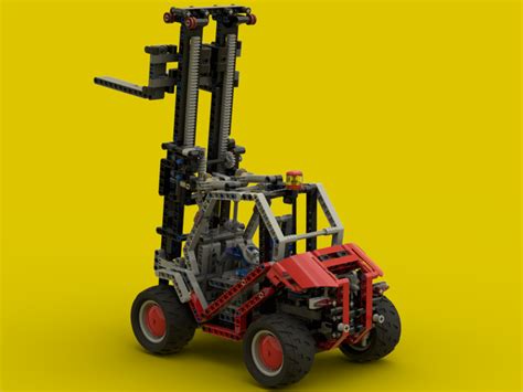 Lego Moc Lego Technic 8416 All Terrain Forklift Fully Motorized Powered