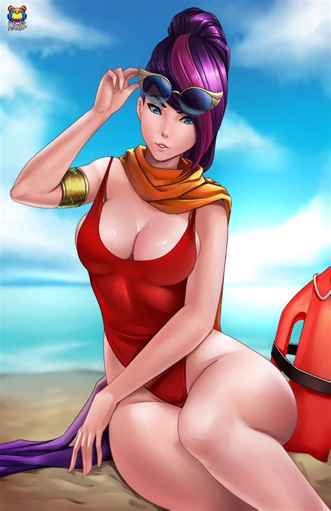 Pool Party Fiora Wallpapers Fan Arts League Of Legends LoL Stats