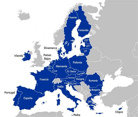 Países De La Unión Europea 2023 Saber Es Práctico