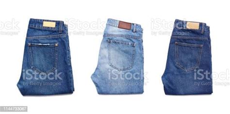 Jeans Isolated On White Background Stock Photo Download Image Now