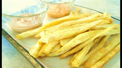 Thai sweet chilli & garlic dipping sauce can be used on its own or mixed with mayo, and is a yummy dip either way. Sweet Potato Fries - with Spicy Mayo and Barbecue Fry Sauce - PoorMansGourmet - YouTube