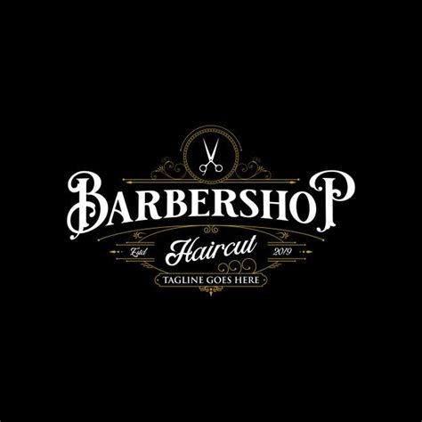 Premium Vector Barbershop Logo Design Barber Logo Vintage Logo