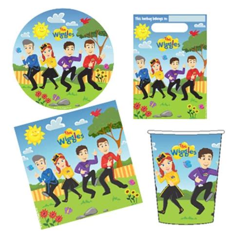 The Wiggles Birthday Party Pack 40 Pieces Party Supplies Ebay