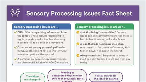 Sensory Processing Disorder Fact Sheet Artofit